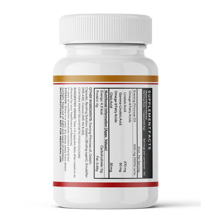 Inlife Evening Primrose Oil Extra Virgin Cold Pressed 500 Mg - 60 Capsules