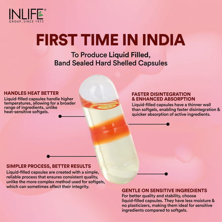 Inlife Evening Primrose Oil Extra Virgin Cold Pressed 500 Mg - 60 Capsules