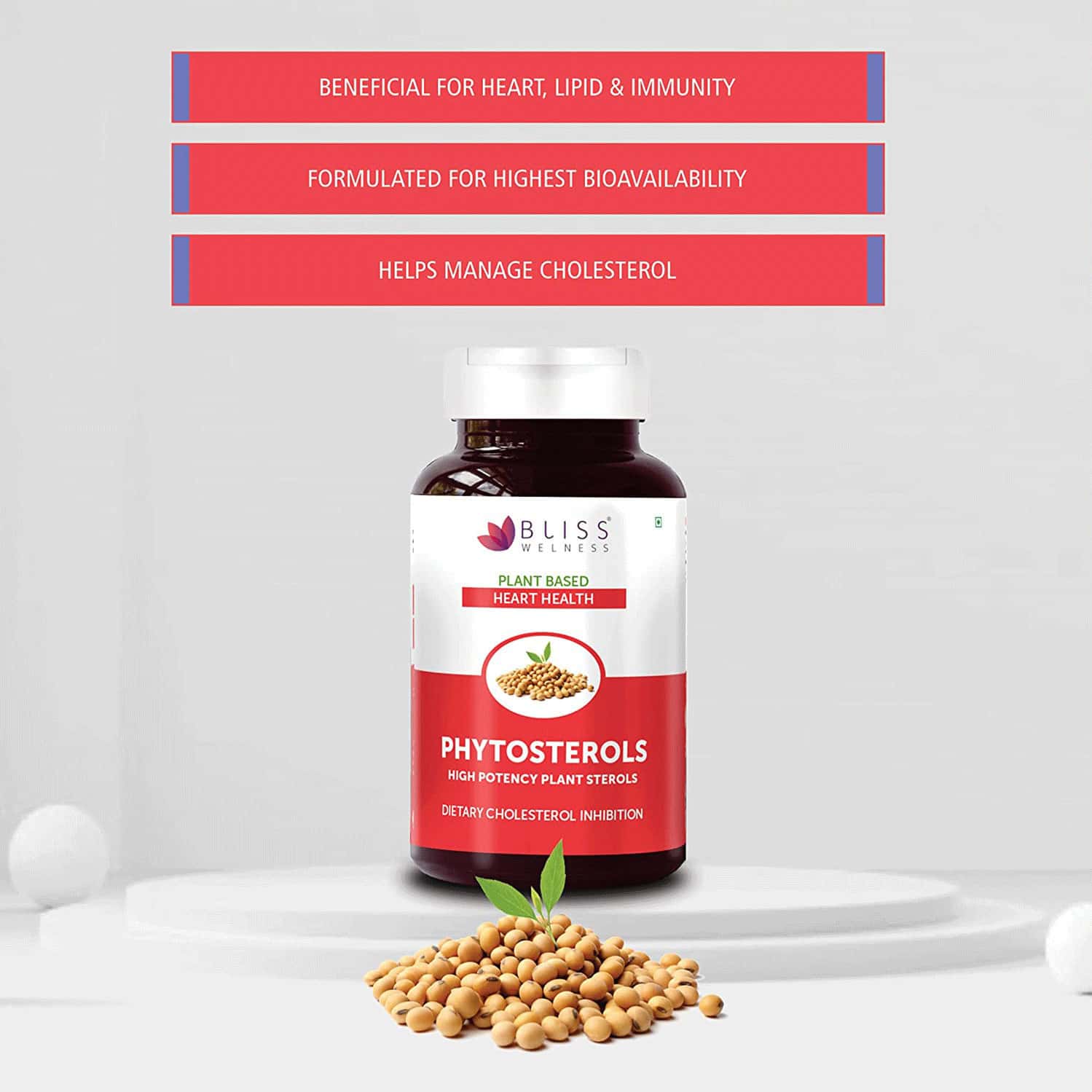 Buy BLISS WELLNESS CHOLESTEROL MANAGEMENT PLANT STEROLS SUPPLEMENT