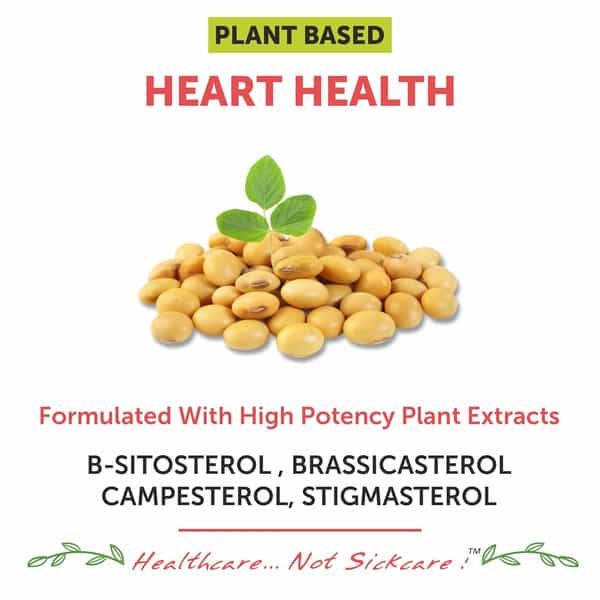 Bliss Welness Phytosterol For Lipid&Heart Health Supplement|For Men And Women-60 Vegetarian Capsules