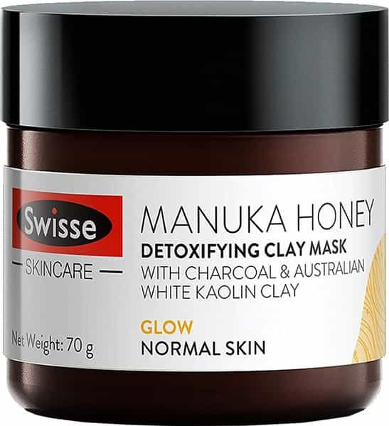 Swisse Sc Manuka Honey Detoxifying Clay Mask Glow - 70G (Normal Skin)