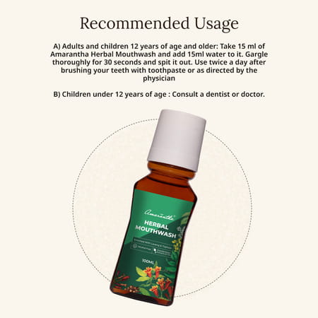 Amarantha Herbal Mouthwash (Pack Of 3)