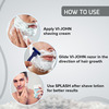 Vi-John Premium Lather Extra Smooth Shaving Cream For Men With Moisturisers 91Gm Each (Pack Of 3)