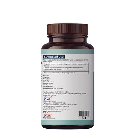 Miduty Liver Detox - Milk Thistle With Nac 900mg For Fatty Liver - Pigmentation -Detox -60 Capsules