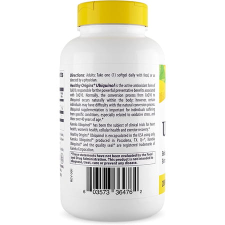 Healthy Origins Ubiquinol | 150 Softgels