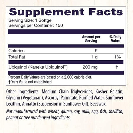 Healthy Origins Ubiquinol | 150 Softgels