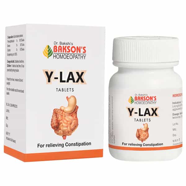 Baksons Homoeopathy Y-Lax Tablet 40 No's