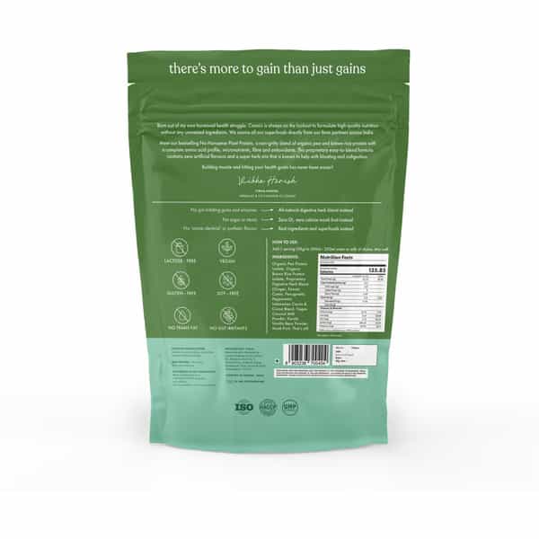 Cosmix No- Nonsense Plant Protein - Mint Cacao 500G (Pack Of 1)