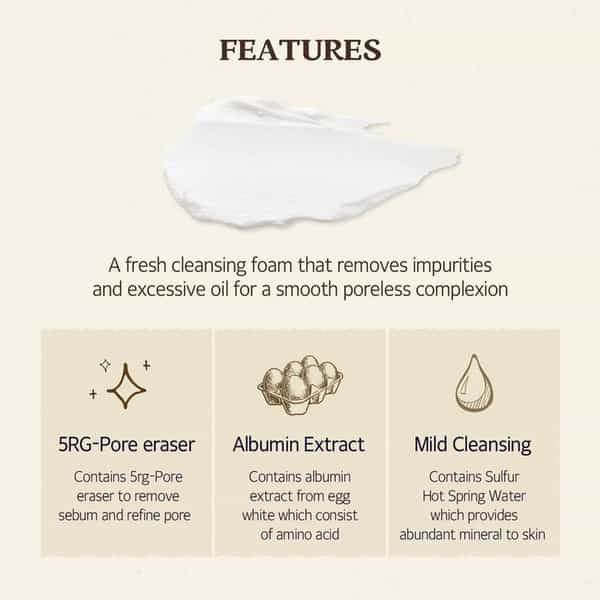 Skinfood Rice Daily Brightening Cleansing Foam - Korean Face Cleanser - Korean Skincare - 150Ml