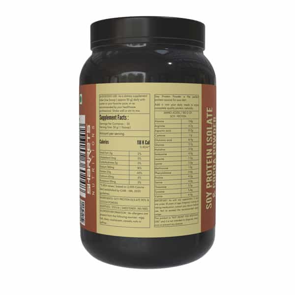 Sharrets Soy Protein Isolate 90 | Choco | Gluten Free | Pack Of 2 | 1Kg Each