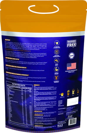 Scitron Nitro Series Hyper Mass Gainer - 5kg (Milk Chocolate)