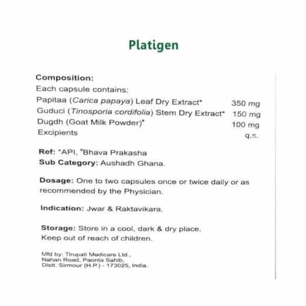 Platigen Capsule 10 No's