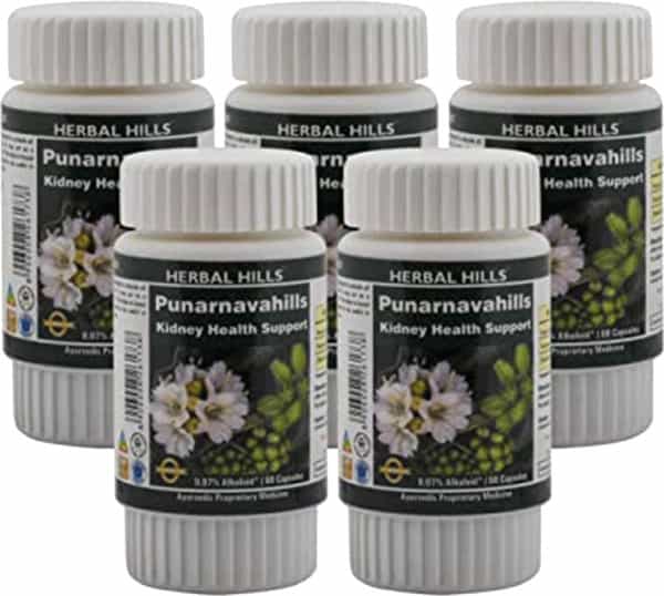 Herbal Hills Punarnavahills 60 Capsule (Pack Of 5)