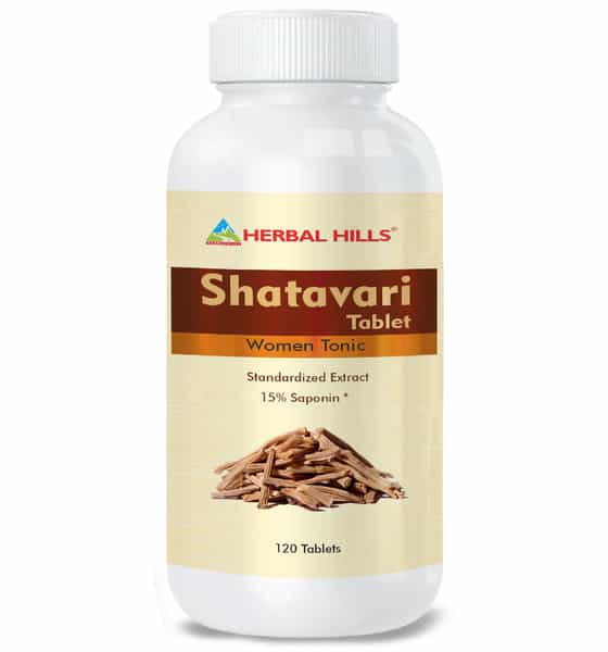 Herbal Hills Shatavari 120 Tablets (Pack Of 4)