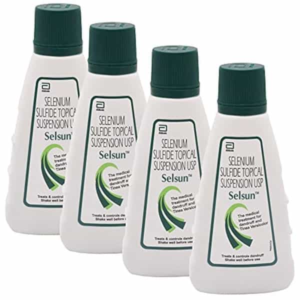 Selsun Suspension Anti Dandruff Shampoo 120Ml X Pack Of 4