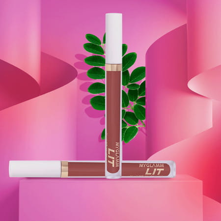 Myglamm Lit Liquid Matte Lipstick-Cupcakey