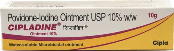 Cipladine 10% Tube Of 10Gm Ointment (Pack Of 7)
