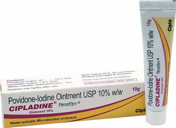 Cipladine 10% Tube Of 10Gm Ointment (Pack Of 7)