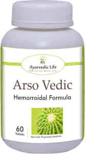 Al-ayurvedic Life Arso Vedic 60 Tablets (each 500mg) - Natural Hemorrhoid