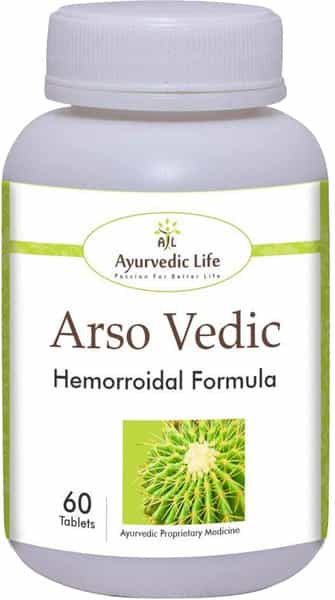 Al-Ayurvedic Life Arso Vedic 60 Tablets (Each 500Mg) - Natural Hemorrhoid