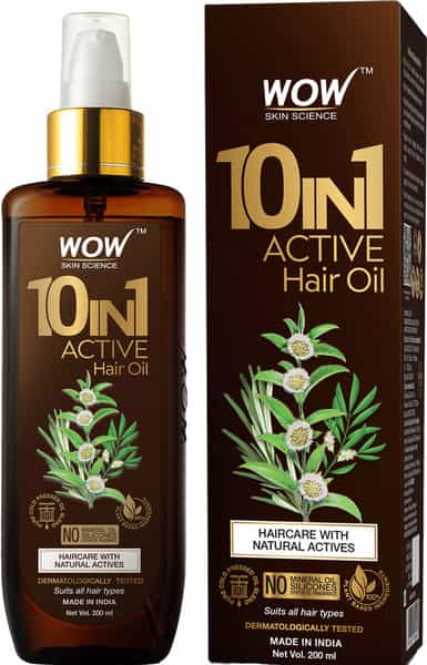 Wow Skin Science 10-In-1 Miracle Hair Oil - 200 Ml