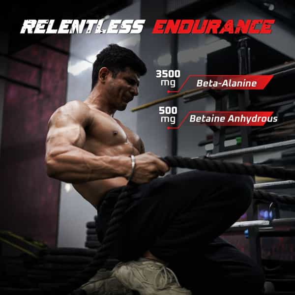 Muscleblaze Pre Workout Wrathx Powder| Fruit Fury| 270G | Crash Free With Caffeine & Citrulline