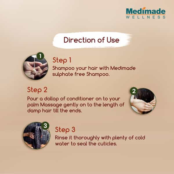 Medimade Rice Water Hair Conditioner - 300 Ml X 2 ( Pack Of 2 )
