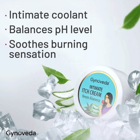 Gynoveda For Intimate Itching Cream Instant Coolant For Vaginal 30 Gm (Pack Of 3)