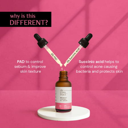 Deconstruct Breakout Control D.S. Serum- 8% Pad + 5% Succinic Acid (30 Ml)