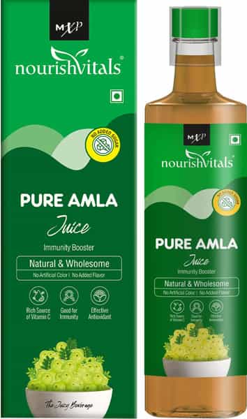 Nourishvitals Pure Amla Juice | 500Ml (Pack Of 2)