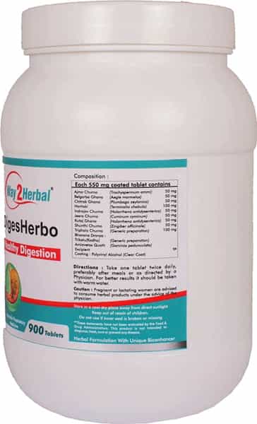 Way2herbal Digesherbo - 900 Tablets Pack Of 2