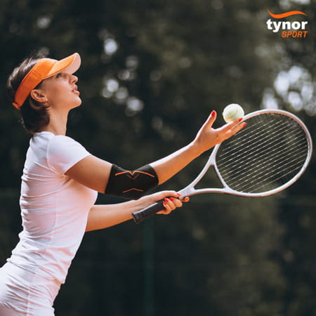 Tynor Elbow Support Air | Black & Orange | Xl | 1 Unit
