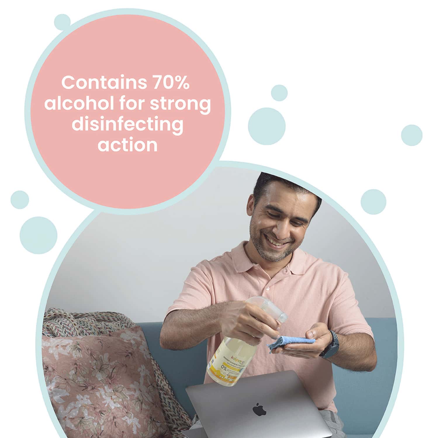 Buy KOPARO GADGET DISINFECTANT CLEANER LEMON ZEST NATURAL & NON