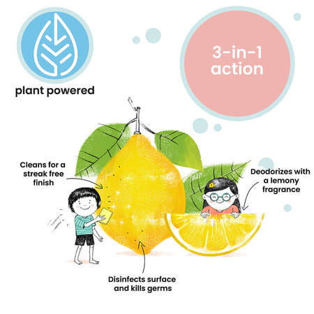 Koparo Gadget Disinfectant Cleaner - Lemon Zest - Natural & Non Toxic - Eco-Friendly - 500 Ml X 2