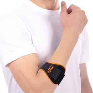 Tynor Tennis/golfer's Elbow Support Pro Black & Orange Universal 1 Unit