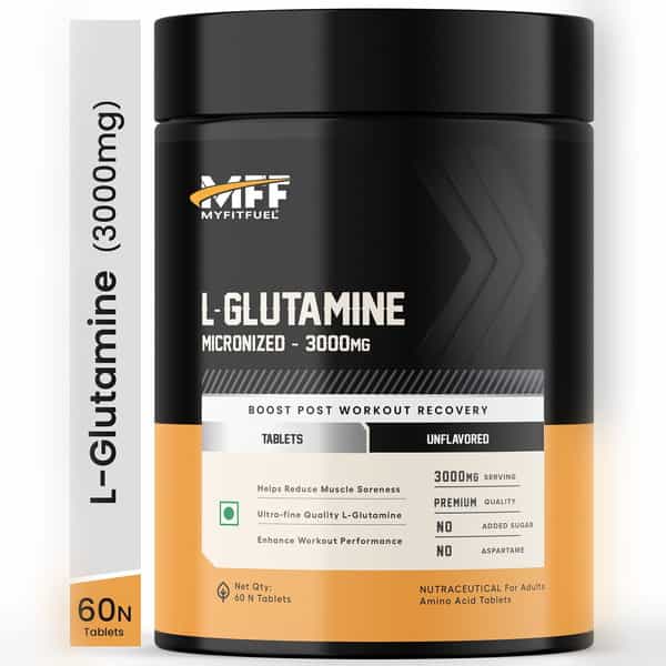 Myfitfuel L-Glutamine (3000 Mg) (60 Tablets)| Amino Acid