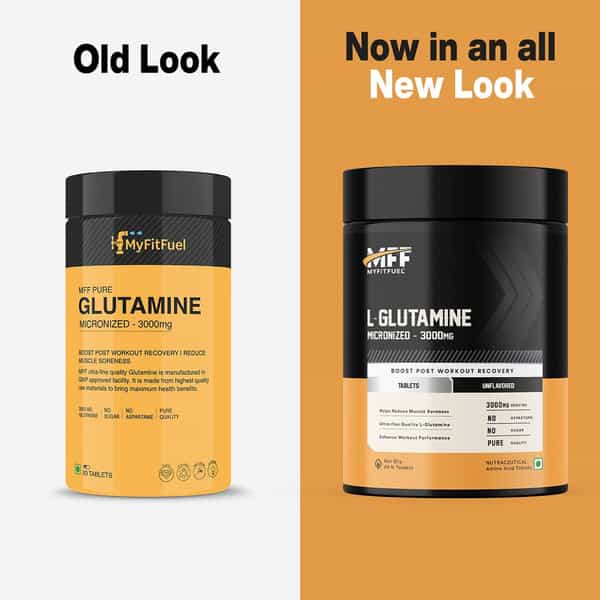 Myfitfuel L-Glutamine (3000 Mg) (60 Tablets)| Amino Acid