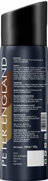 Peter England Fresh Fragrance Deodorant Woody - 150 Ml