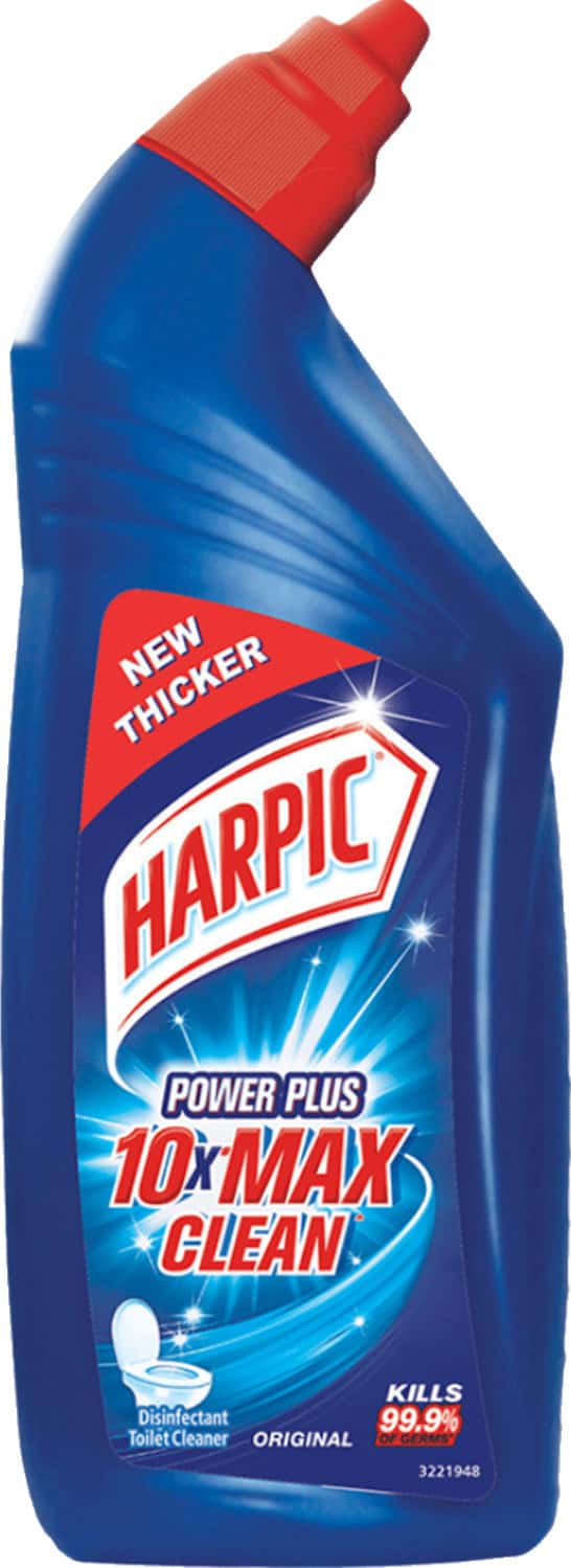 Harpic Power Plus 10x Total Clean Original Fresh Disinfectant Toilet Cleaner Bottle Of 200 Ml