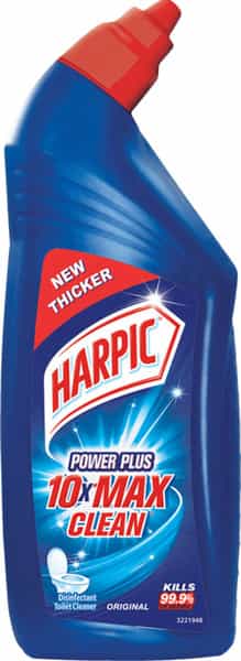 Harpic Power Plus 10X Total Clean Original Fresh Disinfectant Toilet Cleaner Bottle Of 200 Ml