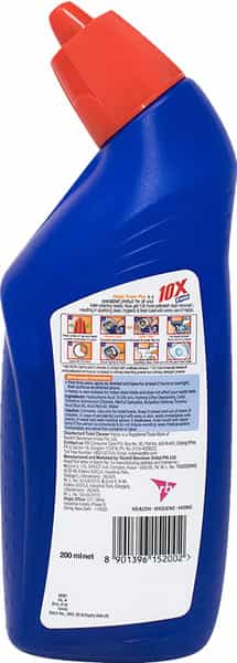 Harpic Power Plus 10X Total Clean Original Fresh Disinfectant Toilet Cleaner Bottle Of 200 Ml