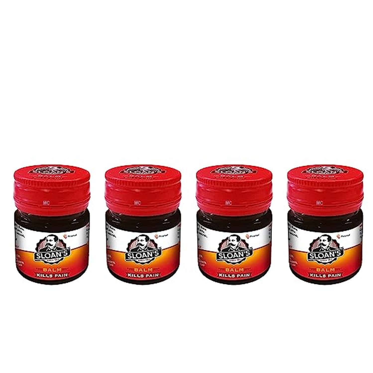 Sloan'S Balm | Kills Severe Pain | Power Of Ayurveda With 5 Herbal Oils | Extract 20gm X Pack Of 4