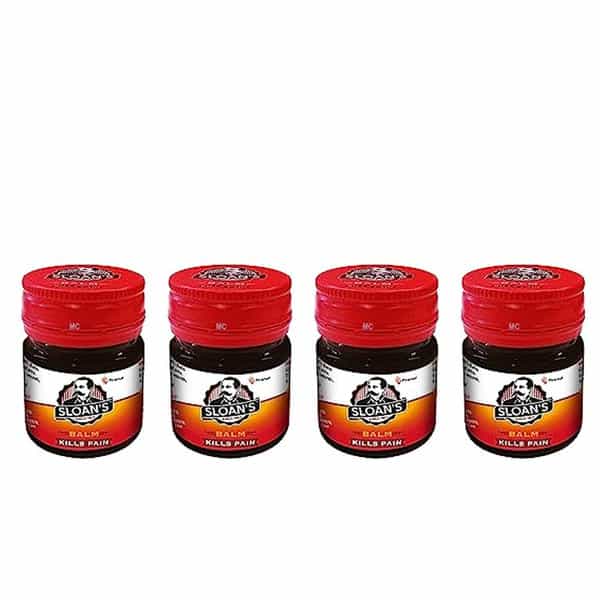 Sloan's Balm | Kills Severe Pain | Power Of Ayurveda With 5 Herbal Oils | Extract 20Gm X Pack Of 4