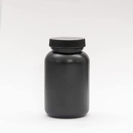 Patco - 200Ml Black Hdpe Empty Bottle For Capsules | Tablets | & Ayurvedic Powder Storage (100 Pcs)