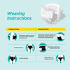 Liveasy Adult Diaper Tape Style (M)-10|Anti Bacterial And Odour Lock Technology - Waist 28-45 Inch