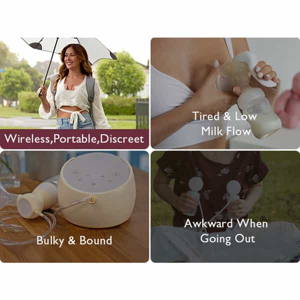 Momcozy Breast Pump S12 Pro Double Pink