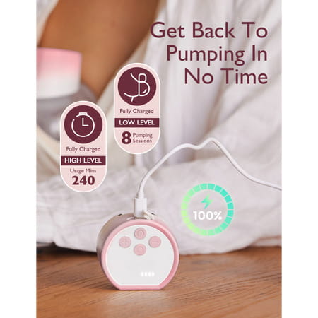 Momcozy Breast Pump S12 Pro Double Pink