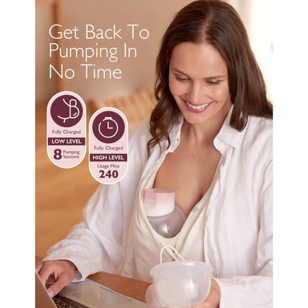 Momcozy Breast Pump S12 Pro Double Pink