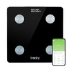 Tracky 4 Electrode Weighing Scale | Sync 13 Body Metrics Via App | Smart Bmi & Body Fat Analyzer