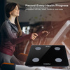 Tracky 4 Electrode Weighing Scale | Sync 13 Body Metrics Via App | Smart Bmi & Body Fat Analyzer
